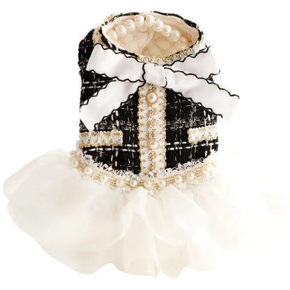Chanel-Inspired Tweed Tutu Dog Dress