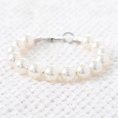 Large Pearl Dog Collar Necklace