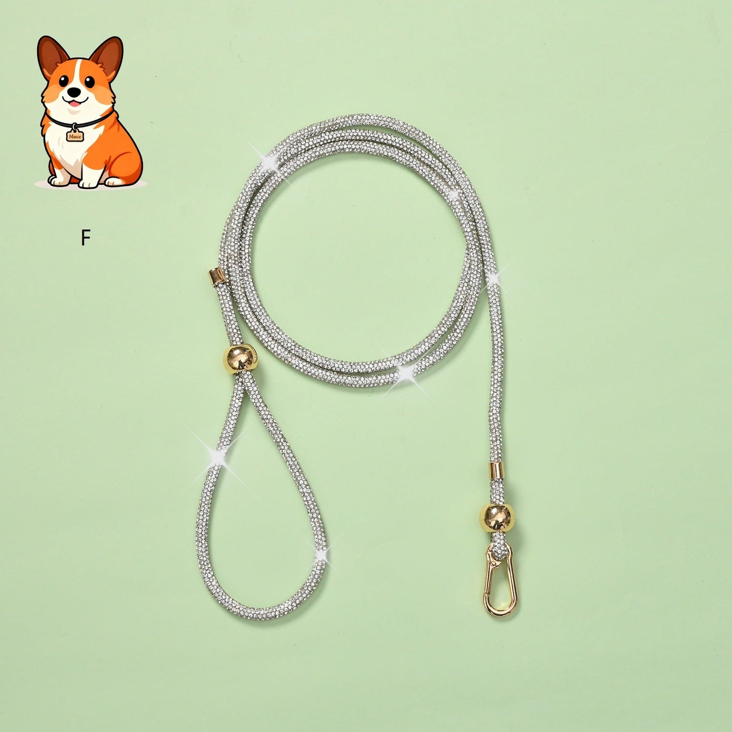 Luxury Rhinestone Dog Leash