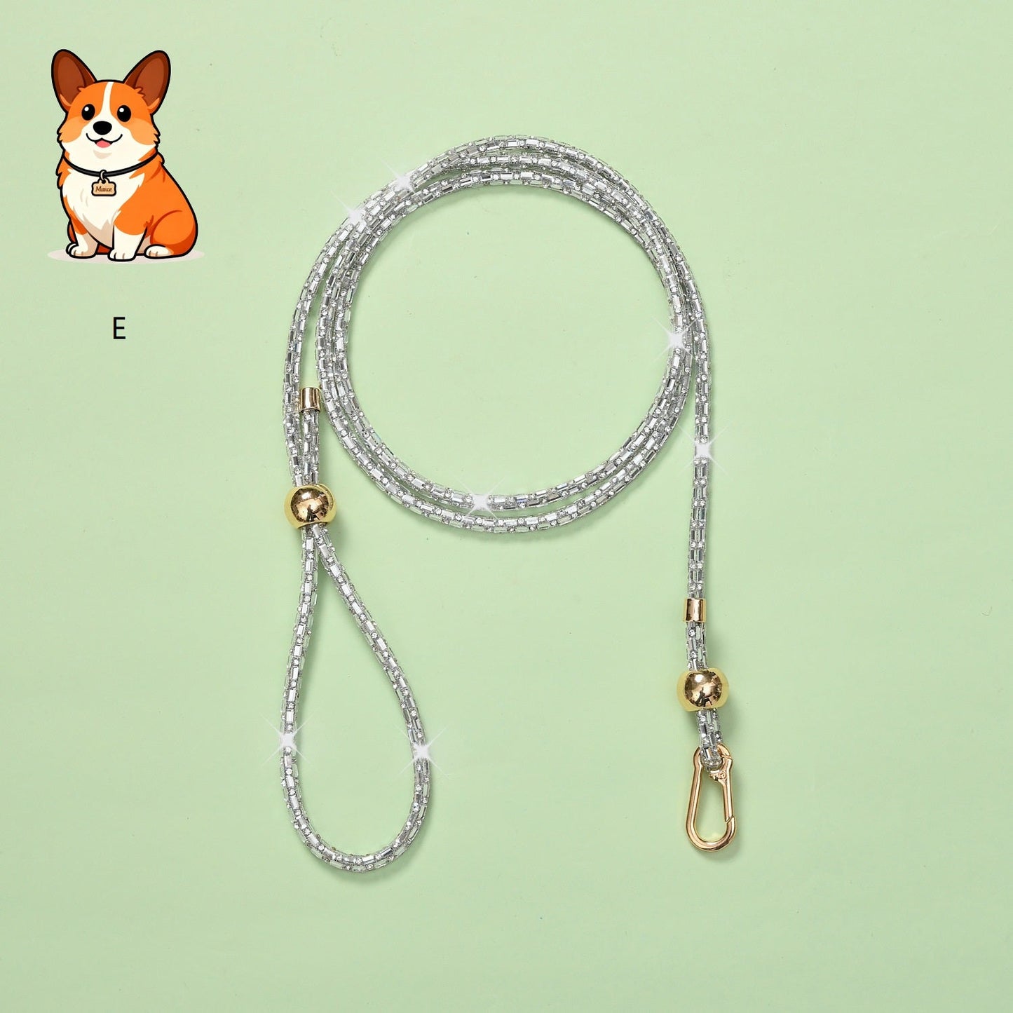 Luxury Rhinestone Dog Leash