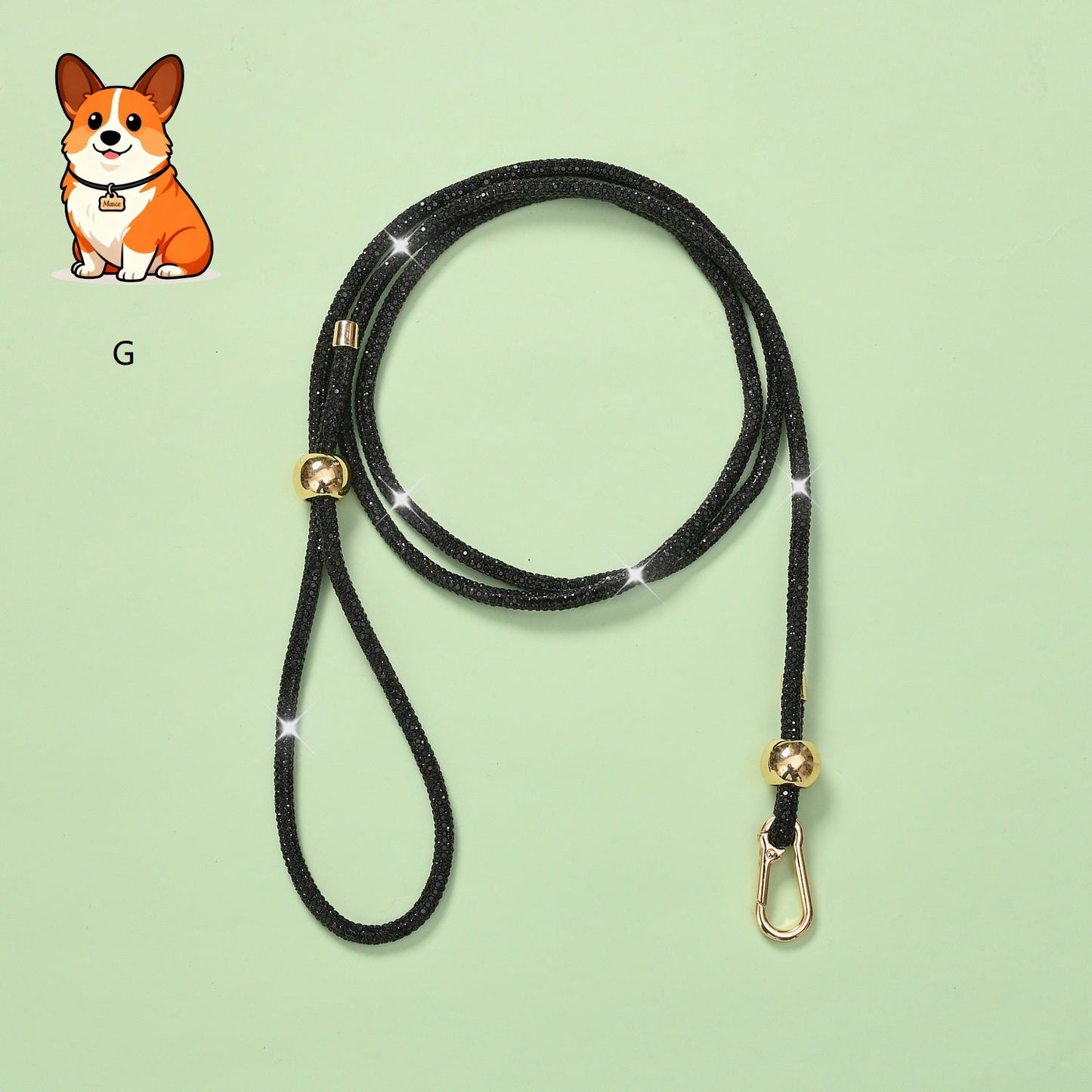Luxury Rhinestone Dog Leash